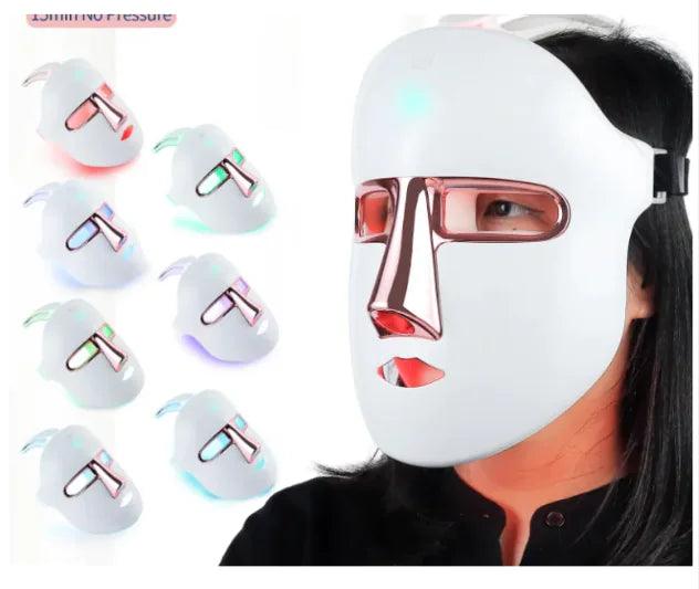 7-Color LED Light Therapy Facial Mask