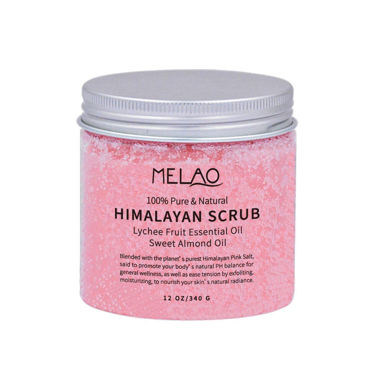 Scrub corpo al sale dell'Himalaya