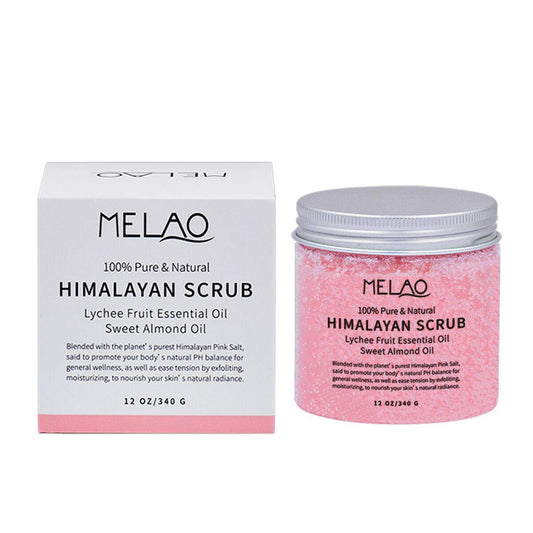 Scrub corpo al sale dell'Himalaya