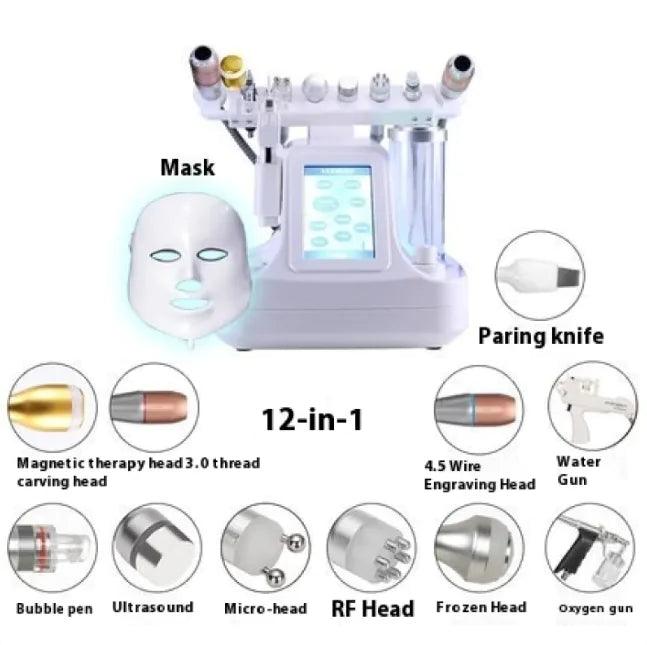 Maschera per il ringiovanimento della pelle e detergente per dispositivi di bellezza