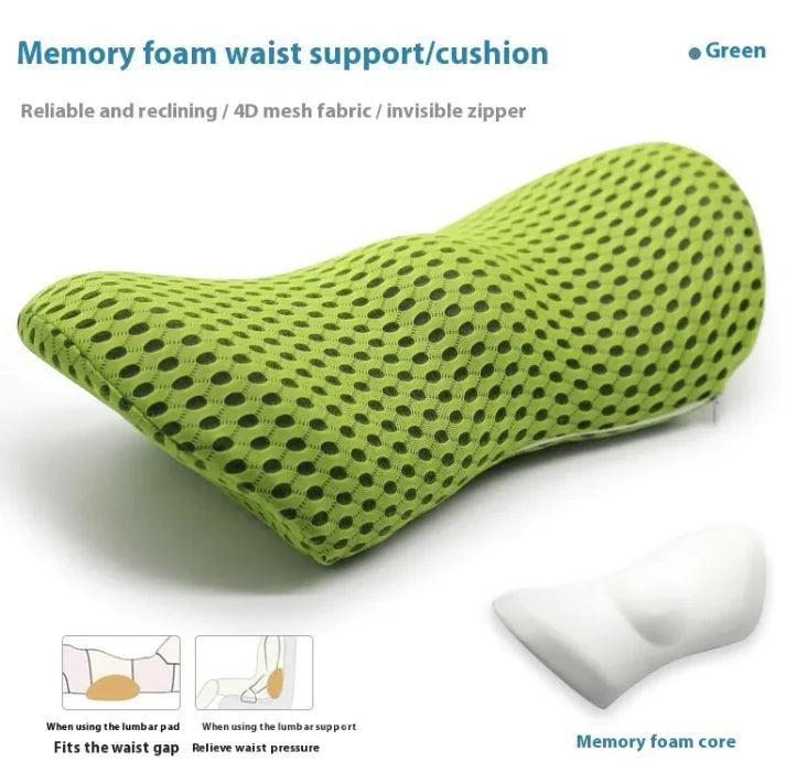 Ergonomic Memory Foam Back Support Pillow