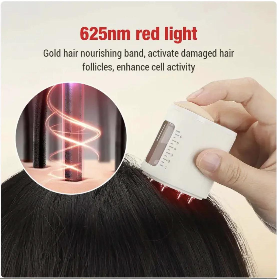 Red Light Vibration Scalp Massager