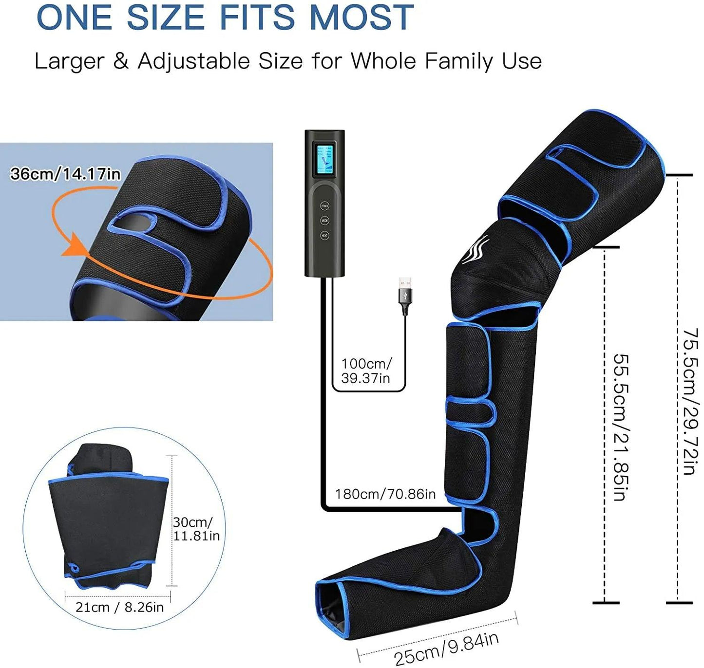 Pneumatic Leg Massager