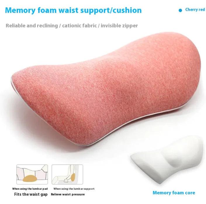 Ergonomic Memory Foam Back Support Pillow