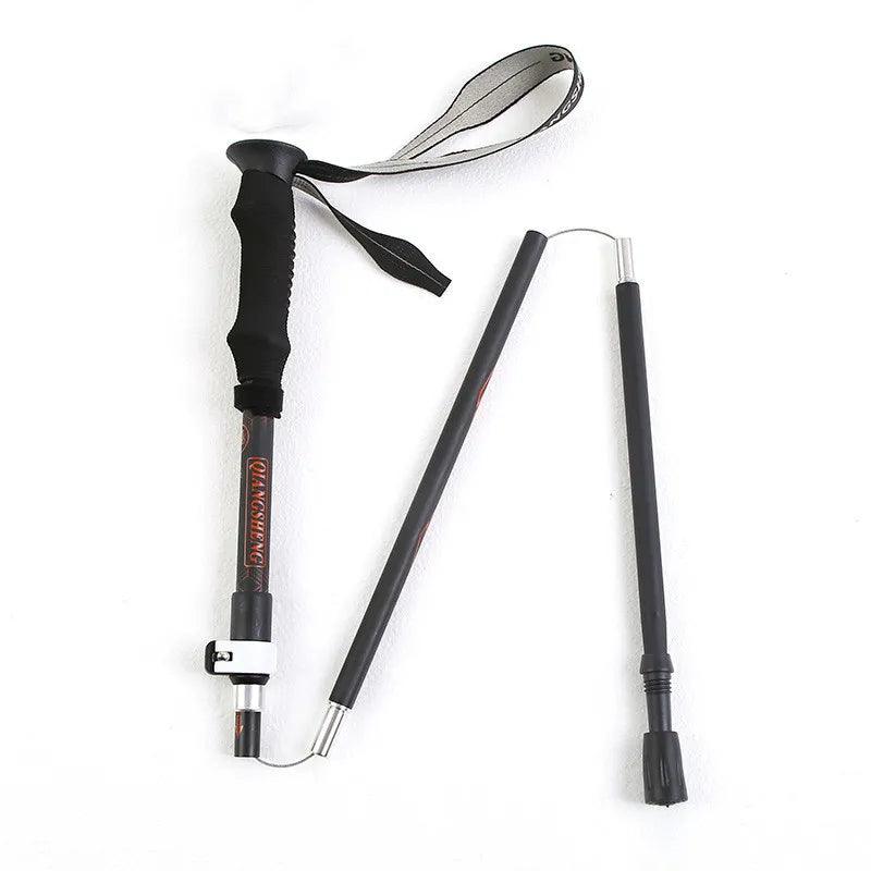 Outdoor Folding Five-section Straight Trekking Pole Trekking Pole