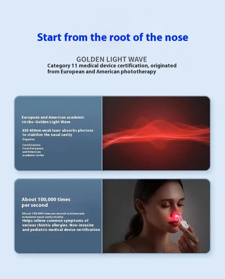 Portable Intelligent Infrared Anti-rhinitis Device