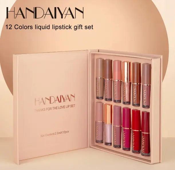 Rossetto liquido HANDAIYAN 12 colori