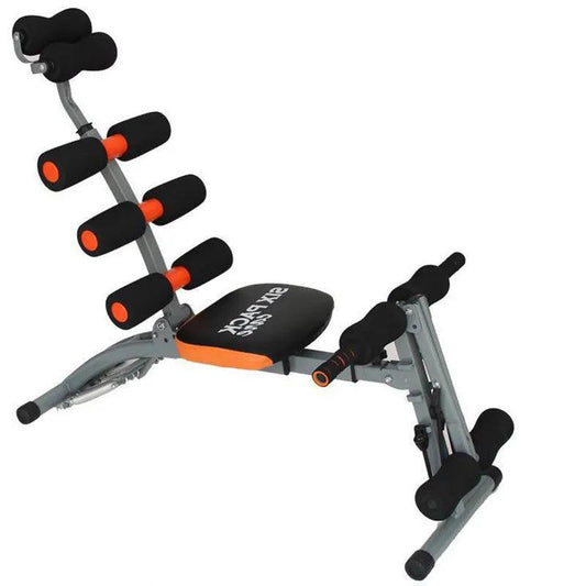 6-in-1-Bauchtrainer ohne Pedal-Crunches