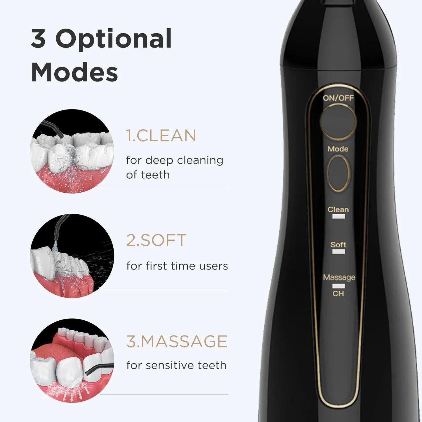 Portable Household Oral Irrigator 7 Nozzle