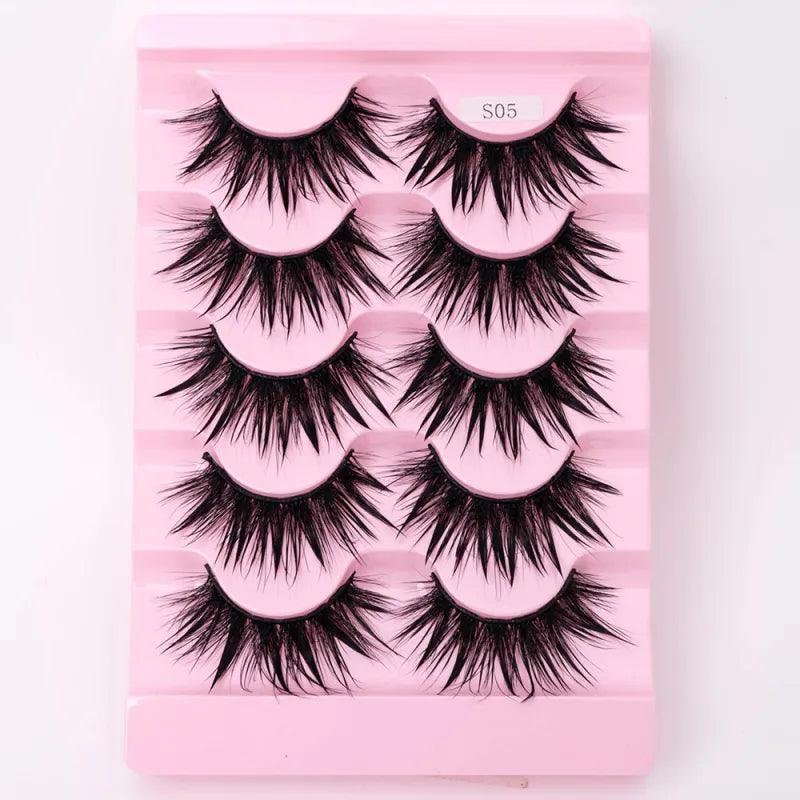 Natural 3D Dramatic Fairy Clusters Manga Lashes Fake Eyelashes