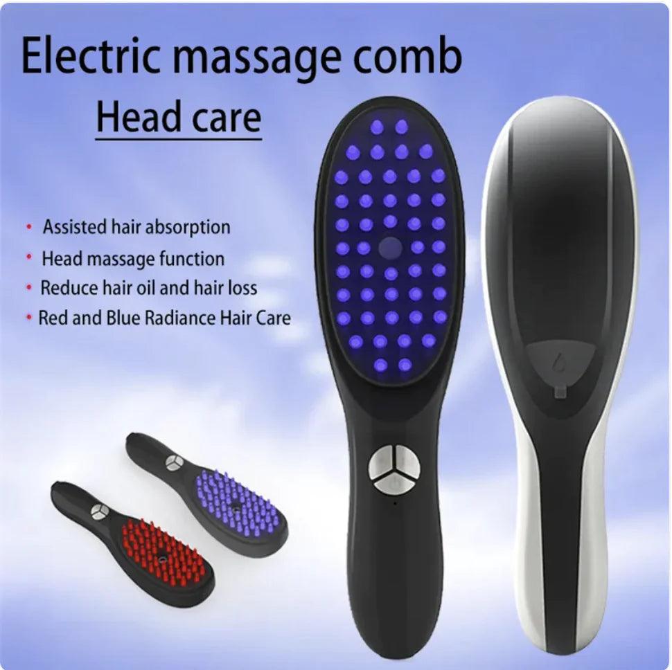 Scalp Massager Comb with Spray and Phototherapy