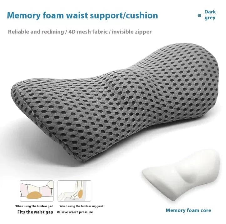 Ergonomic Memory Foam Back Support Pillow