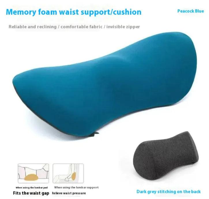 Ergonomic Memory Foam Back Support Pillow