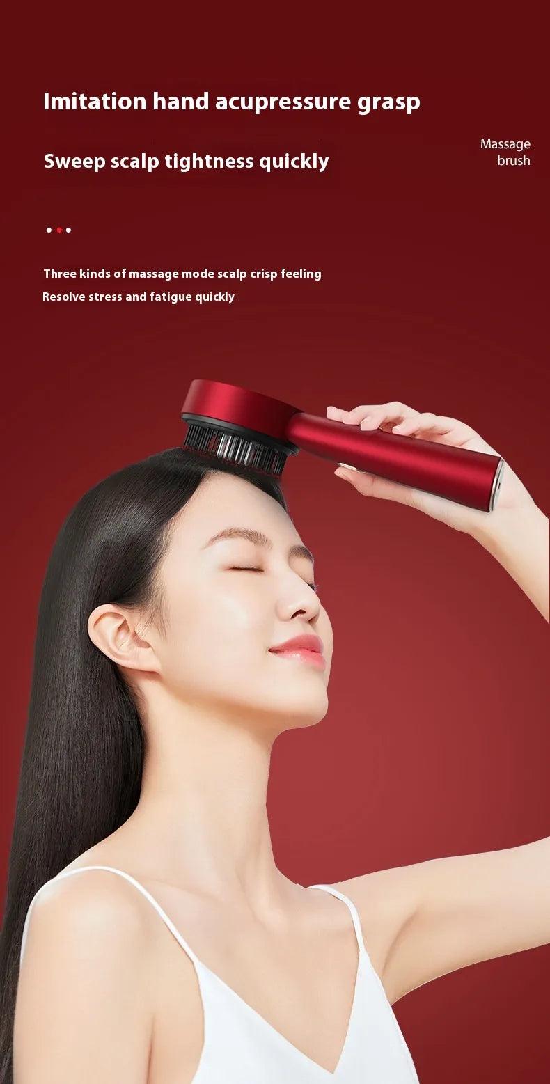 Electric Scalp Massage Comb with Red Light