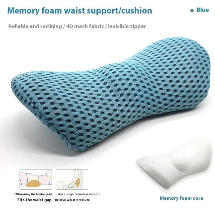 Ergonomic Memory Foam Back Support Pillow