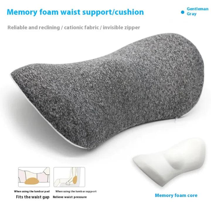 Ergonomic Memory Foam Back Support Pillow